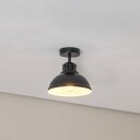 Luminex Sven taklampe 1 lyskilde svart stål E27
