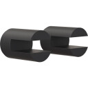 Frost NOVA2 hylleholder 5, t/6-10mm hylle, matt svart