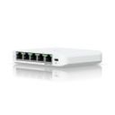 Ubiquiti UniFi Switch Flex Mini 2.5G - Switch - L2+ - Styrt - 4 x 2.5GBase-T + 1 x 2.5GBase-T (PoE) - stasjonær - PoE