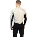 liiteGuard Hybrid Merino Baselayer Løpstrøye Herre Beige/Svart S
