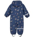CeLaVi Rainwear Suit Aop, W. Fleece Blue 70