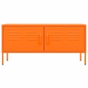 vidaXL TV-benk oransje 105x35x50 cm stål