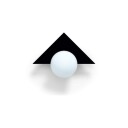 Swedish Ninja - Candy Little Triangle Vegglampe Ninja Black Swedish Ninja