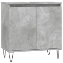  Baderomsskap betonggrå 58x33x60 cm konstruert tre