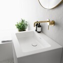 Pulcher Mood 60 Soho - Baderomsmøbel 60x46 cm, matt hvit med SolidTec® vask