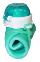 SQUEASY Klemmeflaske i silikon 480ml Turkis