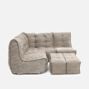 Mod 4 Corner Deluxe Modulsofa Eco Weave