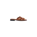 Tommy Hilfiger Coin Leather Sandal Brown 40