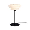 Dyberg Larsen DL20 Bordlampe Opal/ Sort