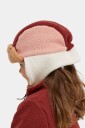 Nordbjörn Knallen Fleece-lue Madder Brown/Rose Dawn/Oatmeal 54-56