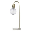 Bloomingville Bordlampe Marmor Gull H 55 cm