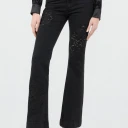 Roberto Cavalli Dame Jeans Svart M,
