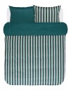 Marc O'Polo Sengetøy - 140x220 cm - Pine Green - Grønn - 2 i 1 design - 100 % bomullsateng - Marc O'Polo