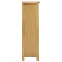 vidaXL Skoskap 76x37x105 cm heltre eik
