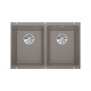 Blanco Subline 350/350-U kjøkkenvask 75,5 x 46 cm, beige
