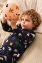 Liewood Wilhelm Grow Printed Pyjamas Set   Navy   98/104