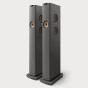 KEF LS60 Wireless + KEF Mu7 Karbon Sort