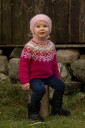 Viking Garn 2027 1D Nova Genser Og Lue Cerise