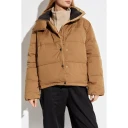 Rethinkit Studios Puffer Boxi Jacket Shelter - Beige - XS/S