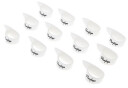 Dunlop Thumb Ring Hvit Large 12 Set