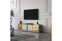 Griselda TV-benk 180 cm - Grå/Travertin