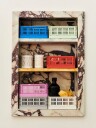 Colour Crate mini 2-pk rød oppbevaringskasse
