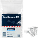ARMADAN Mulcol skrue FB 50mm for brannsikkert metall sølvfarget