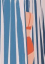 Woman Behind Stripes Plakat / 40x50