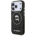 Karl Lagerfeld IML Karl Head-logo MagSafe-etui til iPhone 17 Pro Max Svart
