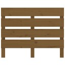 vidaXL Sengegavl honningbrun 75x3x80 cm heltre furu