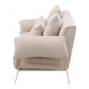 Vind Öckerö 3-pers sofa - Hvit/beige lin Unoliving 1841405-01-0 1841406-01-0