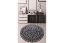 Chilai Matte 120 cm Rund - Svart/Hvit