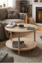Sofabord Hanah Home Peka Square Ø60 x H43 cm Sapphire Oak   Sapphire Oak