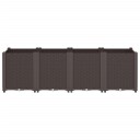 Plantekasse brun 160x40x53 cm PP