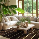 Ryetepper   Ikara Natural Cotton Shaggy brun Størrelse: 160 x 230 cm