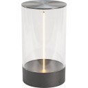 Konstsmide Edison oppladbar utendørs bordlampe 23 cm