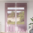  Voilegardiner med hemper 2 stk lilla 140x260 cm 8721158553119