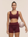 Casall Sublime Fling Bralette   Burgundy   S