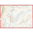 Calazo förlag Høyfjellskart Jotunheimen: Galdhøpiggen & Glittertinden 1:25 000 OneSize, NoColour