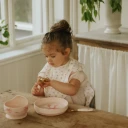 Elodie Silikonbolle Med Skje Rosy Bow