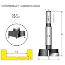 Cobolt 790 42 Kvistbor med sentrumspiss 90 mm Skjærediameter: 42 mm Maskintilbehør & forbruk