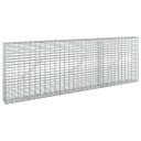 vidaXL Gabion med 5 mm tråd og 5x2,5 cm nett 150x10x50 cm