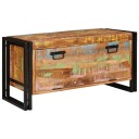  Sko Skap med hylle Brun 90 x 38 x 45 cm gjenvunnet heltre