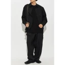 Yohji Yamamoto, Herre, Topper, Svart, L,