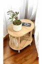 Sidebord Hanah Home Pika (45 x 43 x 30 cm) Sapphire Oak - Sapphire Oak