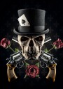 Elegant Gunslinger Skull Plakat / 100x150