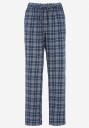 Rutete pyjamasbukser i flanell