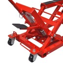vidaXL Hydraulisk jekk motorsykkel/ATV 680 kg rød