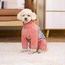 Rosa Fleece Heldress Med Refleks Til Små Og Mellomstore Hunder
