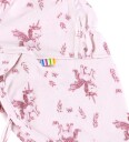 Joha Legionær Hatt   Bambus   Lyserød m. Enhjørninger   Joha   41 cm   Solhatt   Rosa